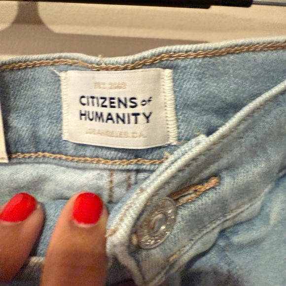 Citizens of Humanity Lyra Wide Leg Crop in marquee, size 29, NWT - Picture 9 of 16